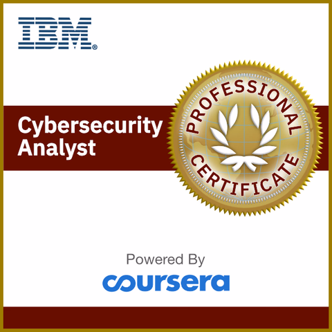 IBM Cybersecurity Analyst Professional Certificate logo
